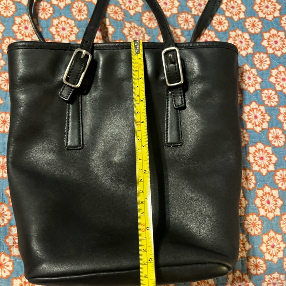 Vintage Coach Legacy Tote 9803 Black - Picture 9 of 11